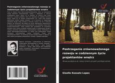 Capa do livro de Postrzeganie zrównoważonego rozwoju w codziennym życiu projektantów wnętrz 