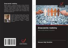 Capa do livro de Znaczenie rodziny 