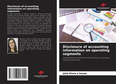 Disclosure of accounting information on operating segments的封面