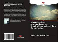 Обложка Considérations pragmatiques et impérialisme culturel dans la traduction