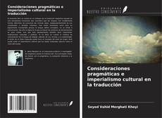 Buchcover von Consideraciones pragmáticas e imperialismo cultural en la traducción