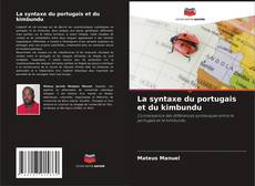 La syntaxe du portugais et du kimbundu kitap kapağı
