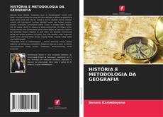 HISTÓRIA E METODOLOGIA DA GEOGRAFIA kitap kapağı