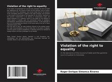 Copertina di Violation of the right to equality