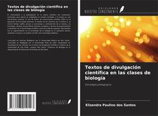 Buchcover von Textos de divulgación científica en las clases de biología