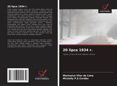Copertina di 20 lipca 1934 r.
