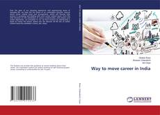 Buchcover von Way to move career in India