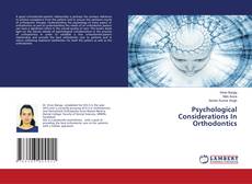 Copertina di Psychological Considerations In Orthodontics