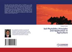 Buchcover von Soil Phytoliths; Principles and Application in Agriculture