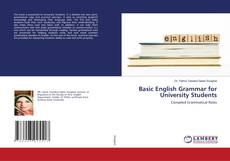 Capa do livro de Basic English Grammar for University Students 