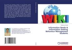 Buchcover von Information Needs & Information Seeking Behaviour Management Students