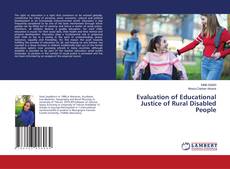 Copertina di Evaluation of Educational Justice of Rural Disabled People