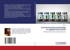 Copertina di Environmental psychology in applied economics