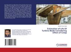 Buchcover von Estimation of Life Of Turbine Blade Considering Effect of Creep