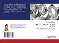Couverture de DESIGN AND ANALYSIS OF PISTON