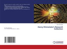 Copertina di Henry Ehimetalor's Research Collection