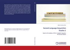 Copertina di Second Language Acquisition Studies 2