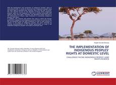 Copertina di THE IMPLEMENTATION OF INDIGENOUS PEOPLES’ RIGHTS AT DOMESTIC LEVEL