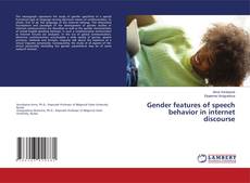 Buchcover von Gender features of speech behavior in internet discourse