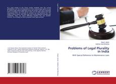 Copertina di Problems of Legal Plurality in India