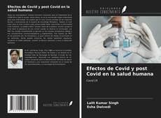 Portada del libro de Efectos de Covid y post Covid en la salud humana