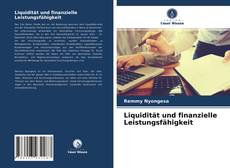 Обложка Liquidität und finanzielle Leistungsfähigkeit