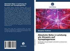 Capa do livro de Absolute Beta-1-Leistung als Hinweis auf Synaptogenese 