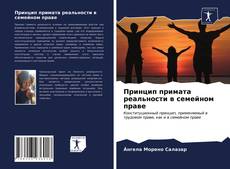 Bookcover of Принцип примата реальности в семейном праве