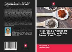 Buchcover von Preparação E Análise Do Herbal Rasam (Vellanga Rasam) Para Todos