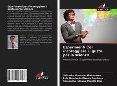 Esperimenti per incoraggiare il gusto per la scienza kitap kapağı