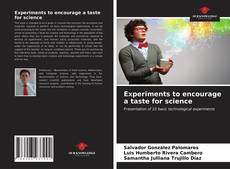 Capa do livro de Experiments to encourage a taste for science 