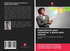 Обложка Experiências para incentivar o gosto pela ciência