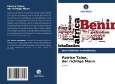 Portada del libro de Patrice Talon, der richtige Mann