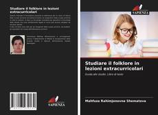 Copertina di Studiare il folklore in lezioni extracurricolari