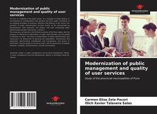 Capa do livro de Modernization of public management and quality of user services 