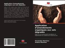 Couverture de Application d'amendements organiques aux sols dégradés