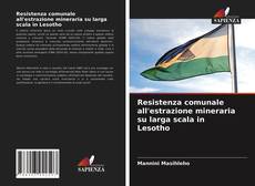 Resistenza comunale all'estrazione mineraria su larga scala in Lesotho kitap kapağı