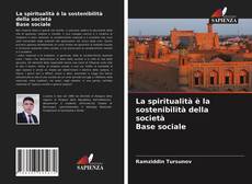 La spiritualità è la sostenibilità della società Base sociale kitap kapağı