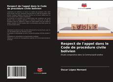 Buchcover von Respect de l'appel dans le Code de procédure civile bolivien