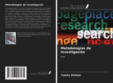 Bookcover of Metodologías de investigación