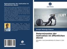 Bookcover of Determinanten der motivation im öffentlichen dienst