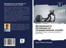 Обложка Детерминанты мотивации на государственной службе