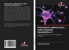 Copertina di Interazioni cadmio-zinco nella funzione riproduttiva ♀