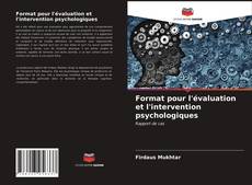 Buchcover von Format pour l'évaluation et l'intervention psychologiques