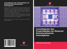 Bookcover of Investigação das Propriedades de Material Estruturalmente Inomogéneo