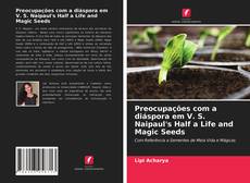 Portada del libro de Preocupações com a diáspora em V. S. Naipaul's Half a Life and Magic Seeds