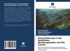 Bookcover of Eine Erfahrung in der ländlichen Beratungsstelle von Rio Cuarto