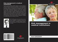Copertina di Risk management in medical institutions