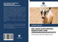 Portada del libro de DIE LEGA-GLEICHNISSE: BEDEUTUNG UND VERWENDUNGSKONTEXTE