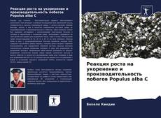 Portada del libro de Реакция роста на укоренение и производительность побегов Populus alba C